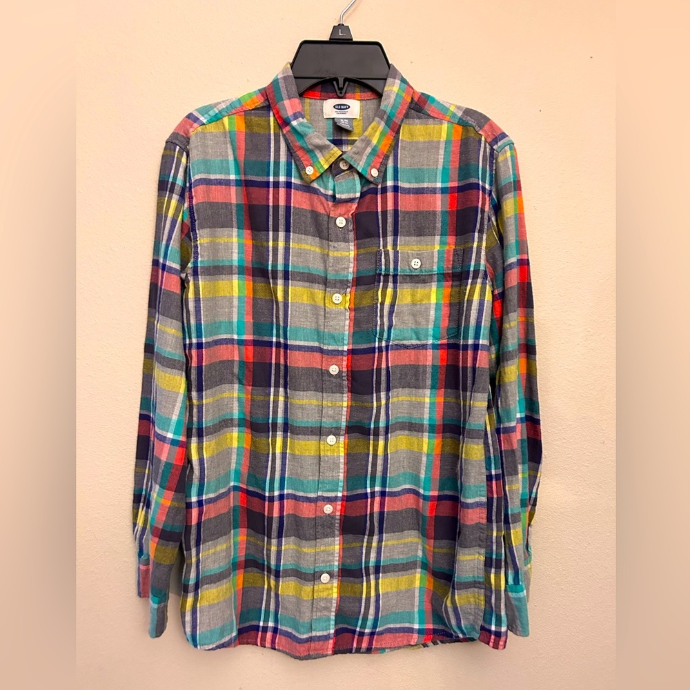 Old Navy long sleeve button down shirt